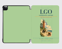 Thumbnail for Langeoog Airport (LGO) design on light green ipad tablet case