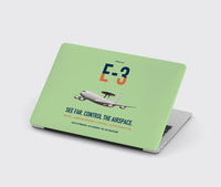 Thumbnail for E-3 Sentry AWACS design on light green MacBook case