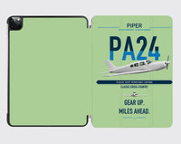 Thumbnail for Piper PA-24-250 Comanche 250 design on light green ipad tablet case
