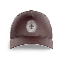 Thumbnail for Aviation Finger Print printed hat - brown