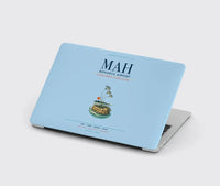 Thumbnail for Menorca Airport (MAH) design on light blue MacBook case