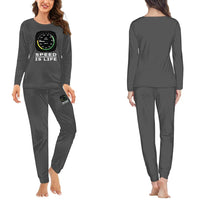 Thumbnail for Speed Is Life women pajamas - Gray