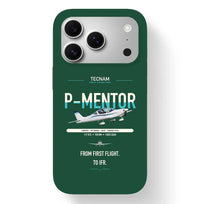 Thumbnail for Tecnam P-Mentor design on dark green magsafe iphone case, for iPhone 17 Pro