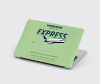 Thumbnail for Bombardier Global Express design on light green MacBook case