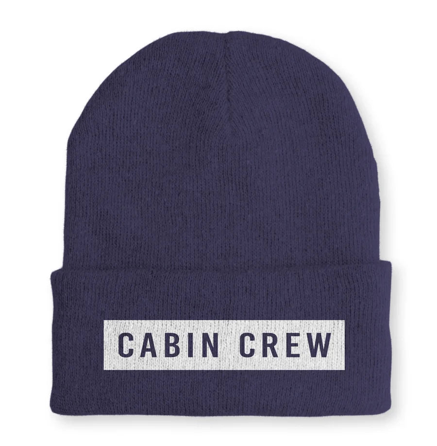 Cabin Crew Text Embroidered Beanie - view 4