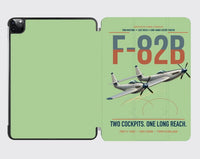 Thumbnail for F-82B Twin Mustang design on light green ipad tablet case