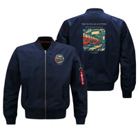 Thumbnail for VINTAGE G4166 - The Hangar Rafters - Bomber Jacket design on blue