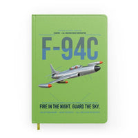 Thumbnail for F-94C Starfire design on light green notebook