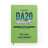 Thumbnail for Diamond DA20 design on light green notebook
