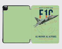 Thumbnail for Dassault Mirage F1C design on light green ipad tablet case