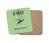 Thumbnail for Kaman K-1200 K-MAX design on light green 1 piece coaster