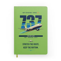 Thumbnail for Boeing 737-400 Classic design on light green notebook