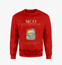 Thumbnail for Orlando International Airport MCO Sweatshirt - Red