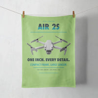 Thumbnail for DJI Air 2S design on light green towel