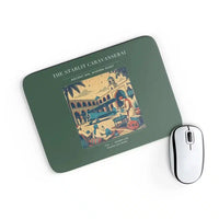 Thumbnail for VINTAGE G4336 - The Starlit Caravanserai - Designed Mouse Pads design on darkgreen rectangle