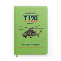 Thumbnail for Turkish Aerospace T129 ATAK Phase 2 design on light green notebook