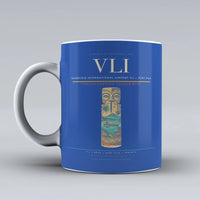 Thumbnail for International Airport VLI — Port Vila Mug design on blue bauerfield