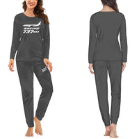 Thumbnail for The Boeing 737Max women pajamas - Gray