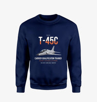 Thumbnail for T-45C Goshawk design on navy blue sweatshirt