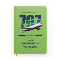 Thumbnail for Boeing 767-300F design on light green notebook
