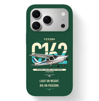 Thumbnail for Cessna 162 Skycatcher design on dark green magsafe iphone case, for iPhone 17 Pro