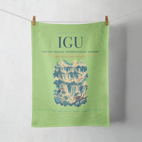 Thumbnail for Foz do Iguaçu International Airport (IGU) design on light green towel