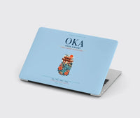 Thumbnail for Naha Airport (OKA) design on light blue MacBook case