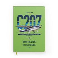 Thumbnail for Cessna T207A Stationair 8 design on light green notebook