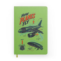 Thumbnail for How Planes Fly V2 design on light green notebook