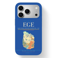 Thumbnail for Vail Airport (EGE) design on blue iPhone 17 Pro MagSafe case