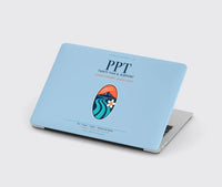 Thumbnail for Tahiti Faa'a Airport (PPT) design on light blue MacBook case
