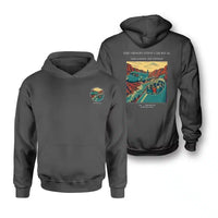 Thumbnail for VINTAGE G4493 - The Observation Car Rival - Double-Side Hoodie design on darkgray double side