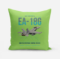 Thumbnail for EA-18G Growler design on light green pillow
