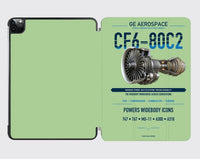 Thumbnail for CF6-80C2 design on light green ipad tablet case