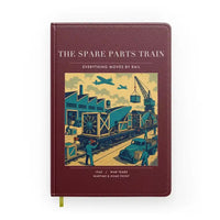 Thumbnail for VINTAGE G4527 - The Spare Parts Train - Designed Notebooks design on darkred
