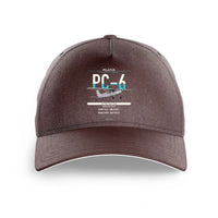 Thumbnail for Pilatus PC-6 Porter design on brown printed hat