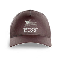 Thumbnail for The Fighter Jet 22 Silhouette printed hat - brown