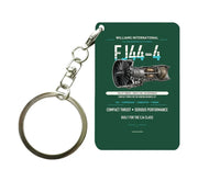 Thumbnail for FJ44-4 Key Chain design on dark green key chain