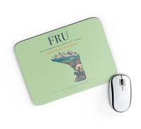Thumbnail for Manas International Airport (FRU) design on light green rectangle mouse pad