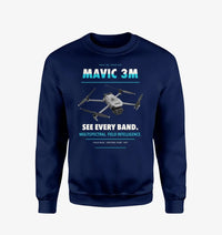 Thumbnail for DJI Mavic 3 Multispectral design on navy blue sweatshirt