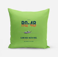 Thumbnail for RQ-4B Global Hawk design on light green pillow