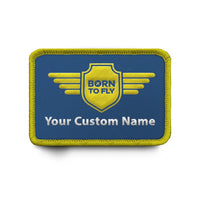 Thumbnail for Customisable Born to Fly Embroidery Patch - view 4