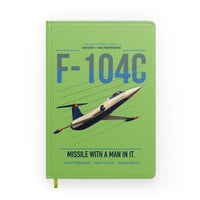 Thumbnail for F-104C Starfighter design on light green notebook