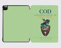Thumbnail for Yellowstone Regional Airport (COD) design on light green ipad tablet case
