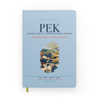 Thumbnail for Beijing Capital International Airport (PEK) design on light blue notebook