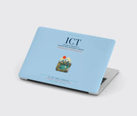 Thumbnail for Wichita Dwight D. Eisenhower National Airport (ICT) design on light blue MacBook case