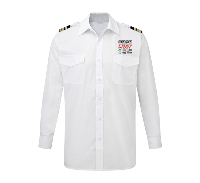 Customisable Airline Pilot Label Shirt - view 4