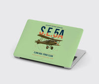 Thumbnail for Royal Aircraft Factory S.E.5a design on light green MacBook case
