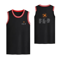 Thumbnail for Customisable Aviation Alphabet Basketball Print - view 4