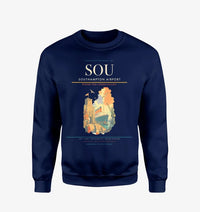 Thumbnail for Southampton Airport (SOU) design on navy blue sweatshirt